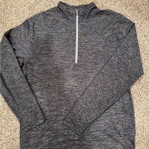 lululemon athletica Men's Charcoal Zip-Up Sweater
